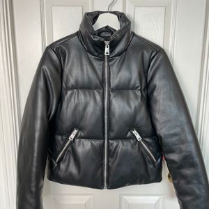 Levi’s vegan leather puffer